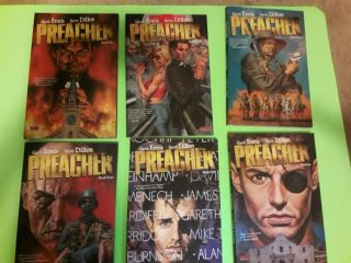 Preacher Comic Book 1 2 3 4 5 6 Complete Trade Tpb Paperback Vertigo