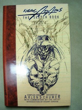Neal Adams The Sketchbook 530/1600 Signed & Numbered Hc Vanguard Productions