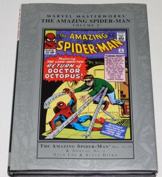 Marvel Masterworks Spider - Man Vol 2 Hardcover Graphic Novel Comic Book