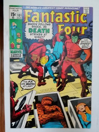 Fantastic Four 101 (aug 1970,  Marvel) Maggia,  Jack Kirby