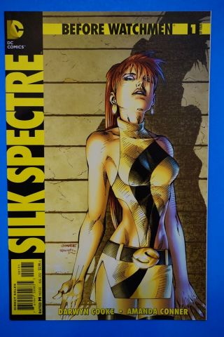 Rare Jim Lee 1:200 Variant Cover Before Watchmen Silk Spectre 1 Comic 2012