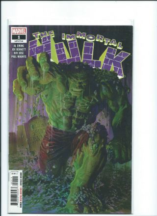 Marvel Comics The Immortal Hulk 1 Al Ewing Series 1st Print Cover A