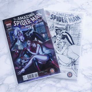 J Scott Campbell Variant - The Spider - Man Renew Your Vows 2 Color & Bw