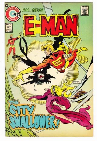 E - Man 5 - 1974 - Steve Ditko Liberty Belle - Very Fine