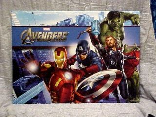 Marvel Avengers Movie Poster Card Board Display 20 X 30 Thor Hulk Cap Iron Man
