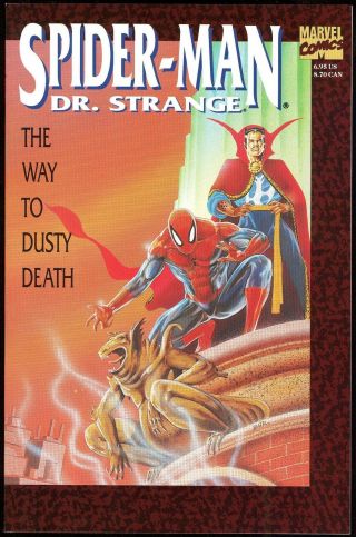 Spider - Man Doctor Strange Way To Dusty Death Marvel Trade Paperback Tpb Bair Art