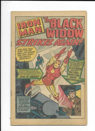 Tales Of Suspense 53.  Marvel Comics 1964.  2nd Black Widow.  Coverless