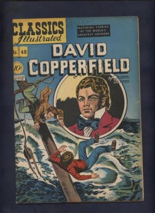 Classics Illustrated 48 David Copperfield Classic Comic 1st Edition Vf