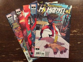 Magnificent Ms.  Marvel 1 - 5 By Saladin Ahmed & Minkyu Jung - 1st Costume