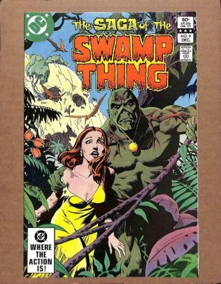 The Saga Of Swamp Thing 8 - Near 9.  8 Nm - Dc Shop Our Comics