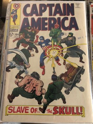 Captain America 104 (1968,  Marvel) Vf