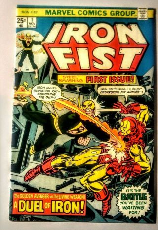 Iron Fist 1 (nov 1975,  Marvel,  1st Print,  Vol 1),  Bronze Age - Vf/nm