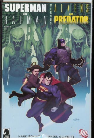 Superman & Batman Vs Aliens & Predators (dc/ Dark Horse) (2007) 2
