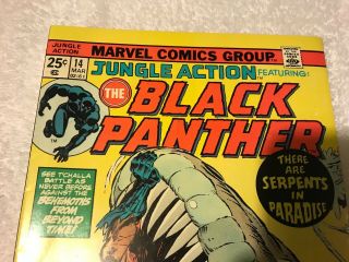 JUNGLE ACTION FEATURING THE BLACK PANTHER 14 Marvel comic book 2
