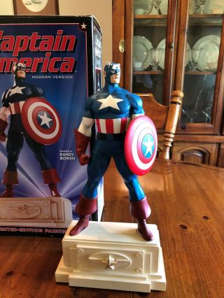 Bowen Designs Captain America (modern Version) Full Size Statue.  Modern Look Cap