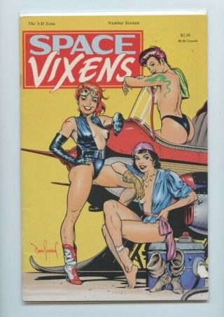 Space Vixens 16 (1989) 3 - D Glasses Dave Stevens Cover