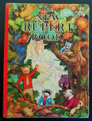 Vintage 1938 Rupert Bear Annual,  Over 81 Years Old,  Ex