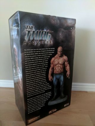 Sideshow Collectibles Thing Maquette 1/4 Scale Fantastic Four Statue 6