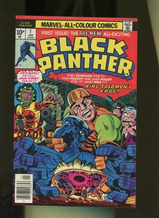Black Panther 1 Fn 6.  0 1 Book Marvel 1977 1st Issue Vol.  1 Jack Kirby