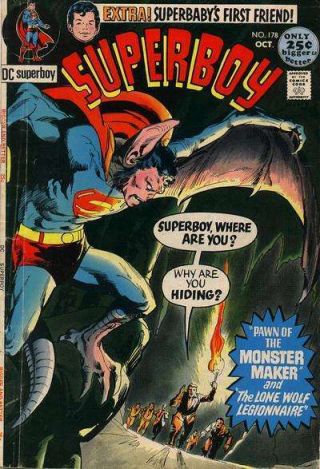 Superboy (1949 Series) 178 In Very Fine Minus.  Dc Comics [ Yh]