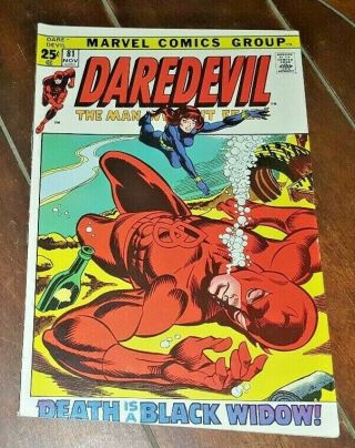 Daredevil: The Man Without Fear 81,  (1971,  Marvel) : Death Is A Woman Called.