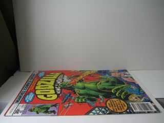 Godzilla 1 (Aug 1977,  Marvel) Guest - starring Nick Fury and S.  H.  I.  E.  L.  D.  VF/NM 3