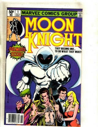 Moon Knight 1 Vf Marvel Comic Book 1st Ongoing Series Issue B.  Sienkiewicz Hj9