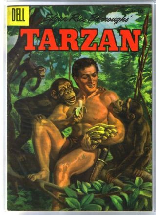 Tarzan 75 Edgar Rice Burroughs Vintage Golden Age Dell Comic Book Vf