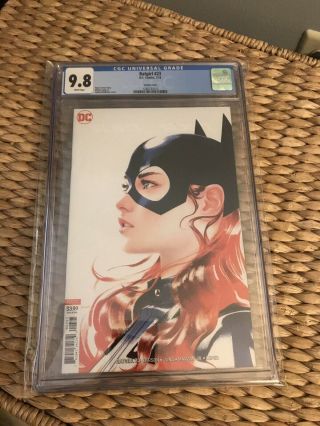 Batgirl 23 Cgc 9.  8 Joshua Middleton Variant Cover B Whit Pages Wp