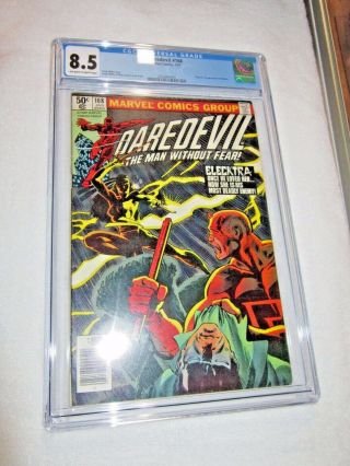 Daredevil 168 Cgc 8.  5 Marvel 1981 Origin & 1st Elektra.  Frank Miller
