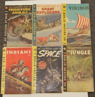 Classic Illustrated 6 Issues Of The World Around Us