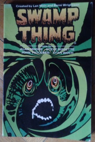 Swamp Thing Volume 7 Titan Books Alan Moore Steve Bissette John Totleben B&w Tpb