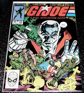 G.  I Joe 22 1st Print (9.  0) 1982 Series Marvel Comics