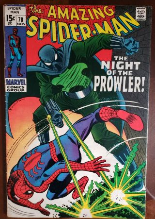 Spider - Man 78 - 6.  5 Fn,  | 1st Appearance Of The Prowler