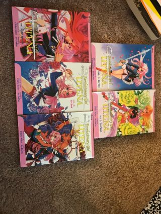 Revolutionary Girl Utena Vol 1 - 5 Manga Complete Set 5 Books English