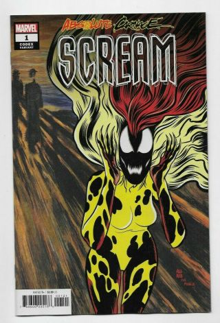 Absolute Carnage Scream 1 Marvel Comics 2019 Mike Allred 1:25 Variant Cover
