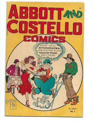 Abbott And Costello Comics 1 1948 Golden Age St.  John