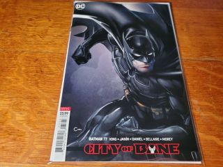 Batman 77 1st Print Cover B Variant Clayton Crain Dc City Of Bane Death Alfred