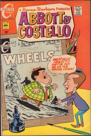Abbott & Costello Charlton Comics No.  14 1967 Vg 010218dbc