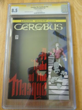 Cerebus The Aardvark 16 Signed By Dave Sim Cgc 8.  5