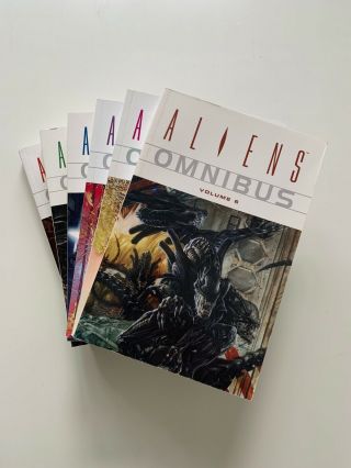 Aliens Omnibus (dark Horse) - Complete Set Of 6 Volumes 1 - 6 (1,  2,  3,  4,  5,  6)