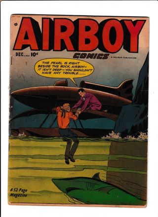 Airboy Vol.  7 11 [1950 Vg,  ] Shark Cover