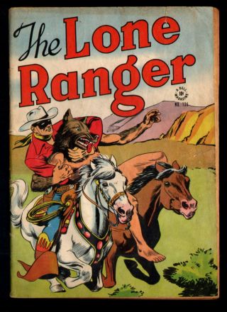 The Lone Ranger Dell Four Color Comic Book 136 (1947) Vg,  4.  5