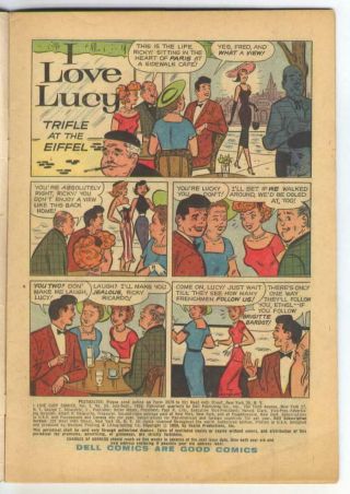 I Love Lucy 24 (Lucille Ball) Silver Age - Dell Comics VG/FN {Randy ' s Comics} 2