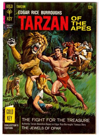 Tarzan Of The Apes 161 In Vf A 1967 Gold Key Silver Age Comic