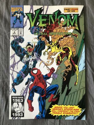 Venom: Lethal Protector 4,  1st Appearance Of Scream,  Nm/near