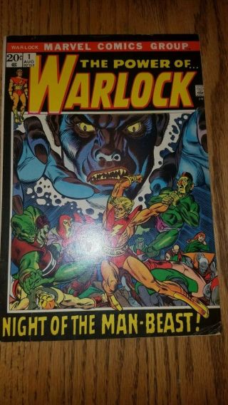 Dc The Power Of Warlock 1 (1972) Origin Adam Warlock 1st Full App Soul Gem Vf -