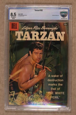 Tarzan (dell/gold Key) 102 1958 Cbcs 8.  5