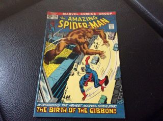 Marvel The Spider - Man 110 1972 “birth Of The Gibbon