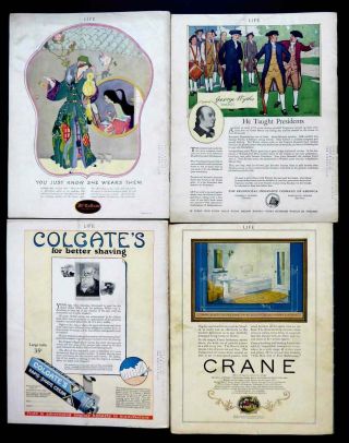 4 LIFE MAGAZINES 1924 - 25 EARLY CARTOONISTS: ESTATE OF CARTOONIST ZEKE ZEKLEY 2